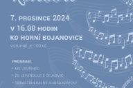 Adventní koncert 7.12.2024 v sále KD Horní Bojanovice